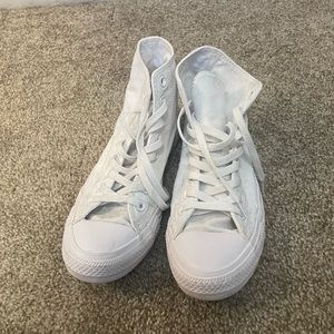 White Hi-Top Converse